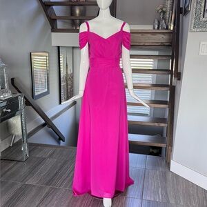 Clearance Price 📣 New 🩷 Pink Off-Shoulder Dress